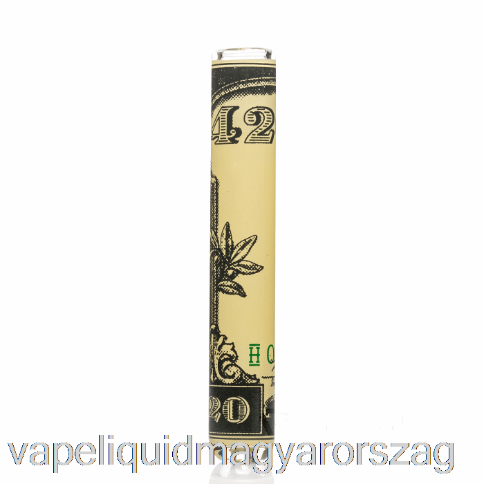 Hemper Dollár Bankjegy Chillum Kézi Cső Zöld Vape Folyadék